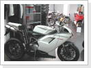 Mobile Motorrad-Rahmenvermessung an Ducati 848 Mobile Motorrad-Rahmenvermessung an Ducati 848