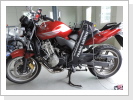 Mobile Motorrad-Rahmenvermessung an Honda CBF 600 Mobile Motorrad-Rahmenvermessung an Honda CBF 600