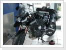 Mobile Motorrad-Rahmenvermessung an Triumph Tiger Explorer Mobile Motorrad-Rahmenvermessung an Triumph Tiger Explorer